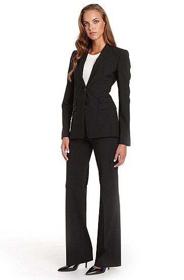 Hugo Boss black pantsuit | StyleAspirations